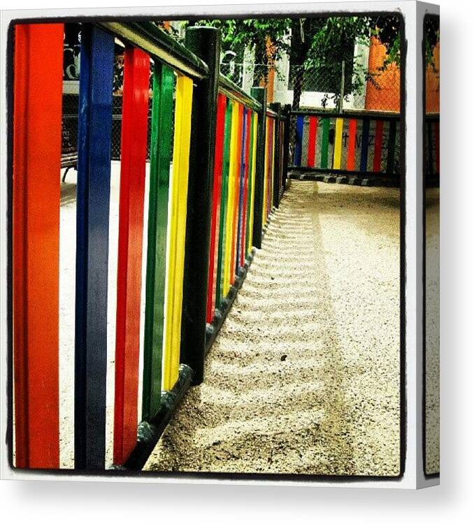 Art Canvas Print featuring the photograph Fence by Arka Ghosh