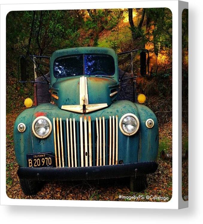 Rustporn Canvas Print featuring the photograph Found This Beautiful Old Ford Truck by Peter Stetson