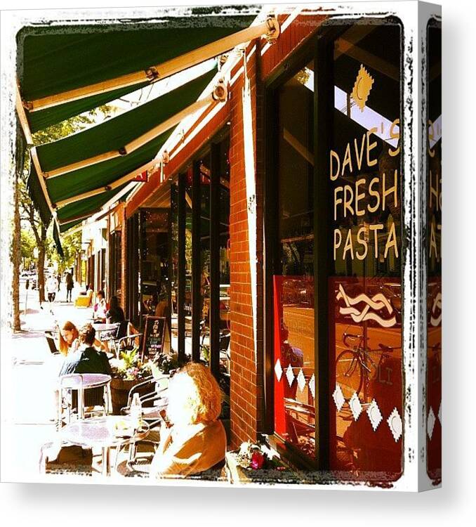 Fresh Pasta Canvas Print featuring the photograph Fresh Pasta by Shayne Arcilla