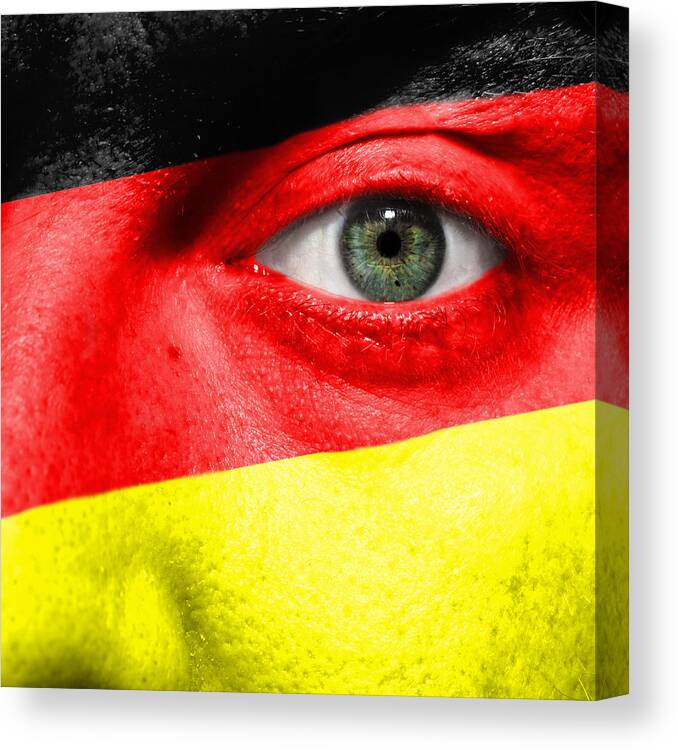 2012 Canvas Print featuring the photograph Go Germany by Semmick Photo