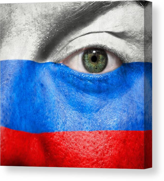 2012 Canvas Print featuring the photograph Go Russia by Semmick Photo