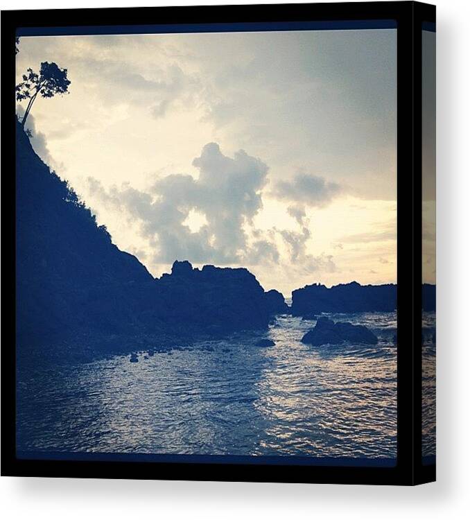 Surf Canvas Print featuring the photograph Good Night #costarica - I Can't Wait by Berlin Green