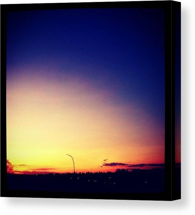 Ciel Canvas Print featuring the photograph Gradient #sky_collection #skyporn by Marcos Perez