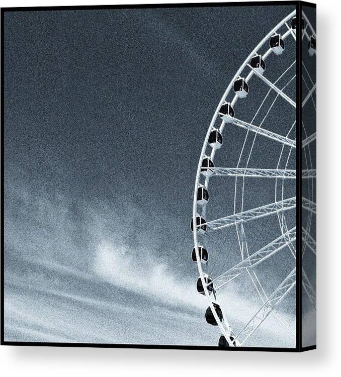 Beautiful Canvas Print featuring the photograph Great Wheel by T Catonpremise
