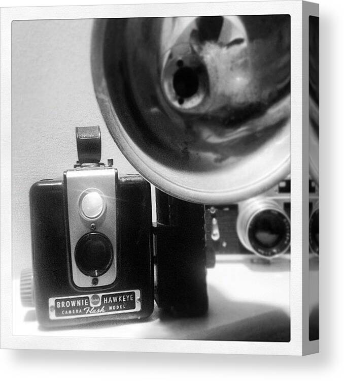 Kodak Canvas Print featuring the photograph Hawkeye by Patrick Futato