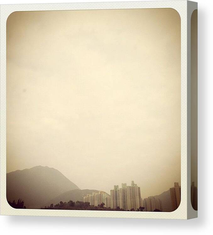 Building Canvas Print featuring the photograph Hello Hongkong! You've Been Missed by Gabriel Kang