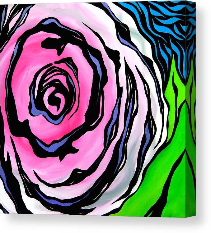 Fidostudio Canvas Print featuring the painting Hint of Spring One by Tom Fedro