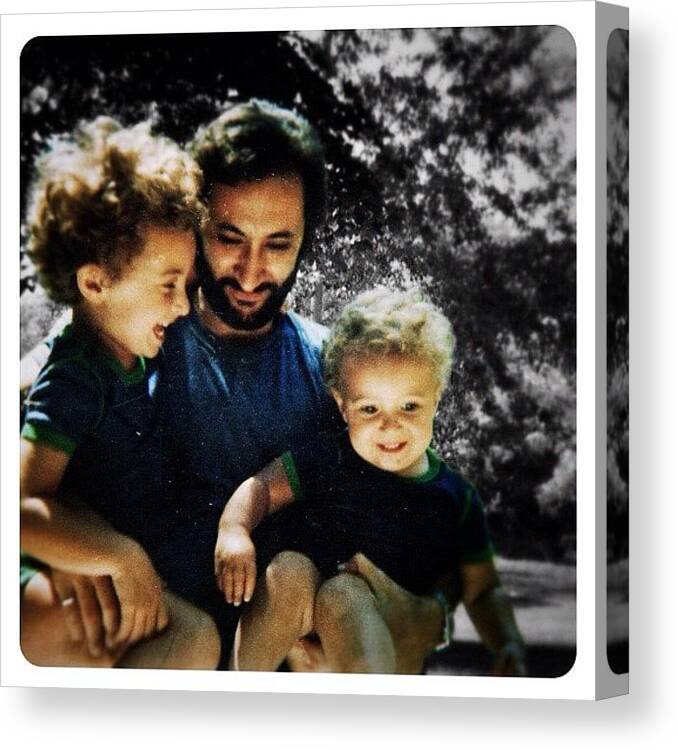 Fathersday Canvas Print featuring the photograph I Love My Dad by Natasha Marco
