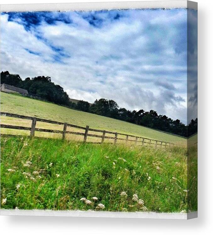 England Canvas Print featuring the photograph Image Created With #snapseed by Roy Pearson-brown
