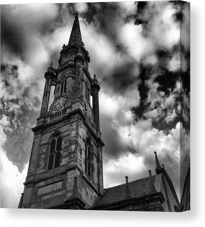 Churchporn Canvas Print featuring the photograph in-spire. Edinburgh Boasts Rich by Reigun  Decena