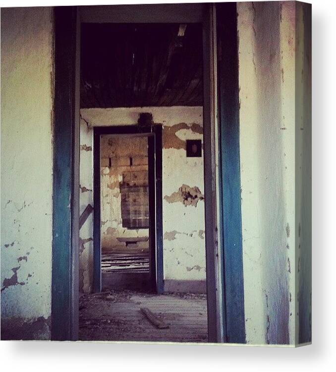 Abandoned Canvas Print featuring the photograph Inside Of The #abandoned #house I by Michael Squier