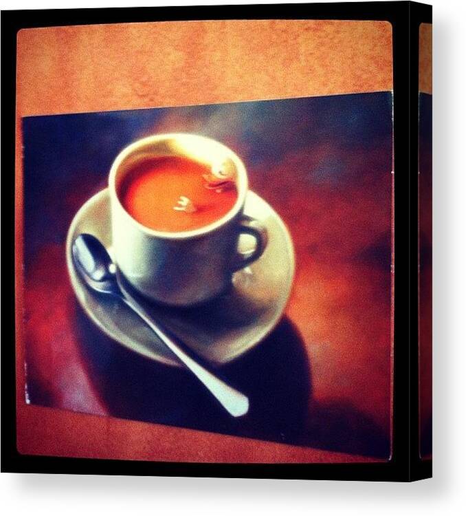  Canvas Print featuring the photograph Inside The Cupboard Where The Coffee by Deirdre Mars