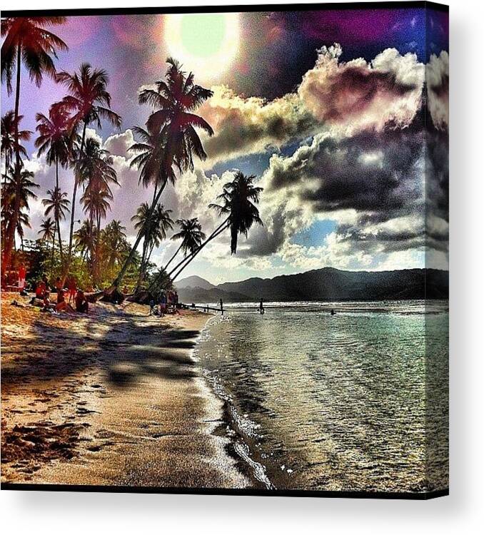 Instagram Canvas Print featuring the photograph #instagood #instagram #instamood by Luis Florentino