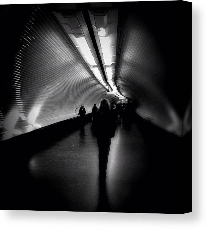Igersams Canvas Print featuring the photograph Into The Wormhole by Robbert Ter Weijden