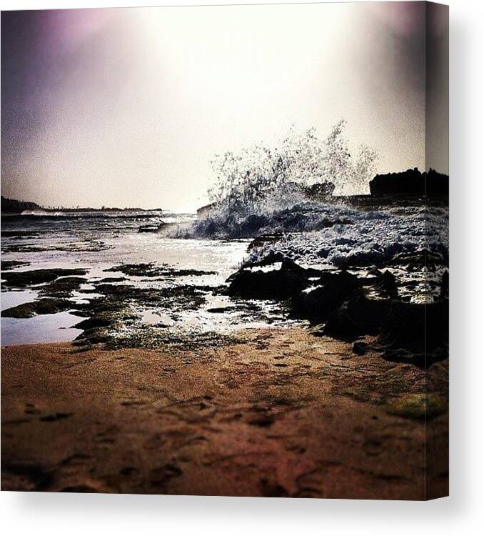 Isabela Canvas Print featuring the photograph #isabela #puertorico #playa #beach by Joa Rodríguez