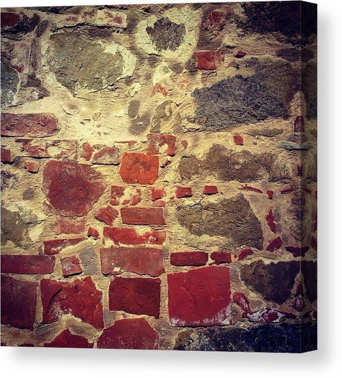 Wall Canvas Print featuring the photograph Italian wall by Nic Squirrell