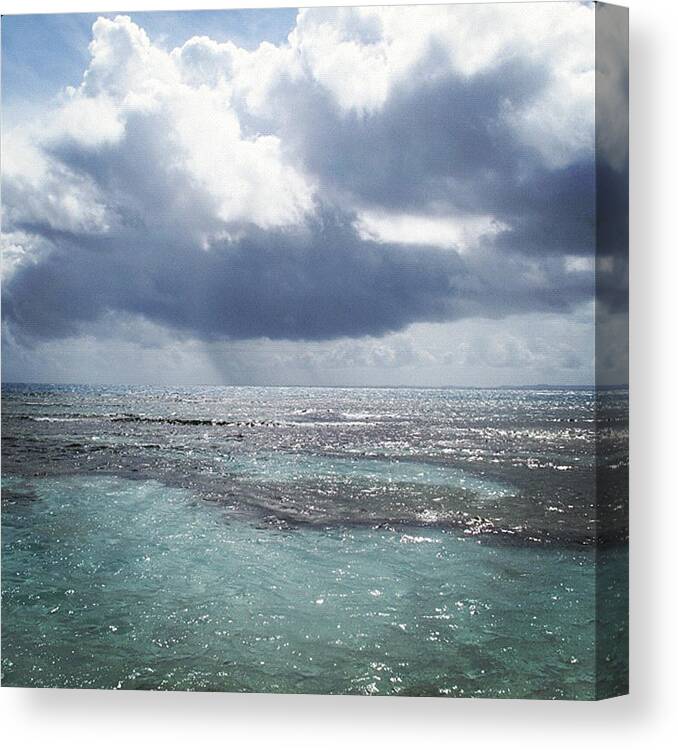 Ocean Canvas Print featuring the photograph Jewels by Jean Macaluso