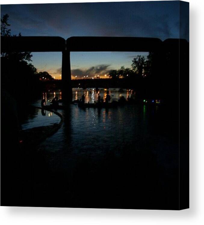 Canvas Print featuring the photograph July 4, 2010, Austin, Texas by James Granberry