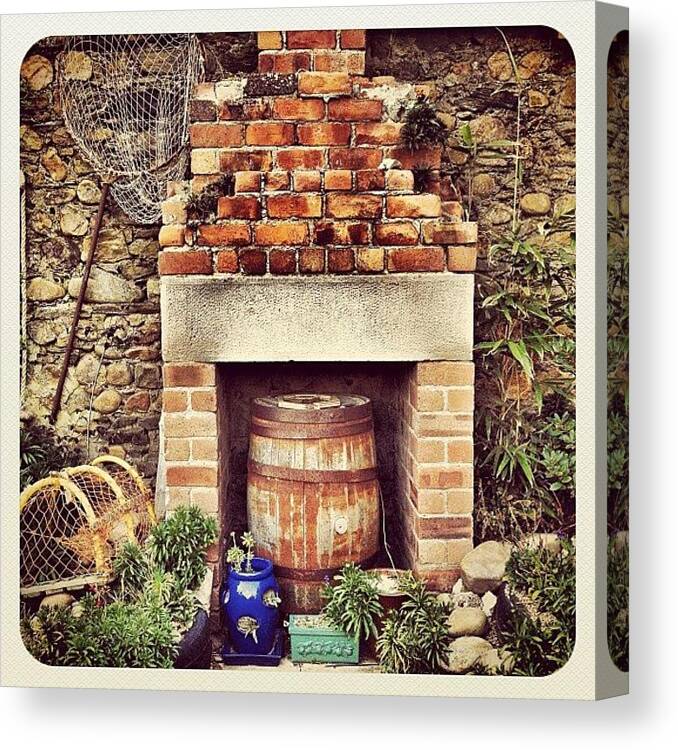 Brickwork Canvas Print featuring the photograph Keep Your Whiskey At Room by Robert Campbell