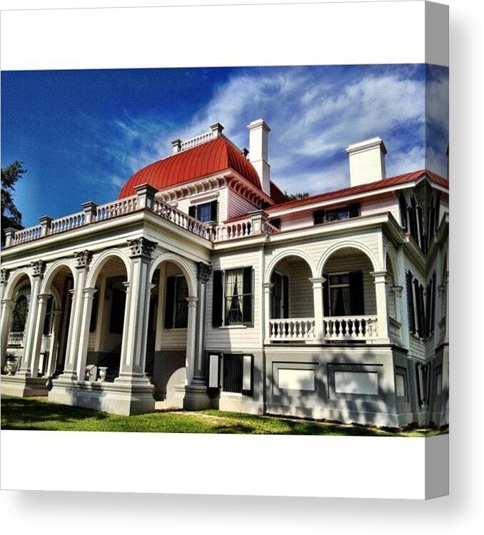 Instagram Canvas Print featuring the photograph Kensington Mansion #historical by Elza Hayen