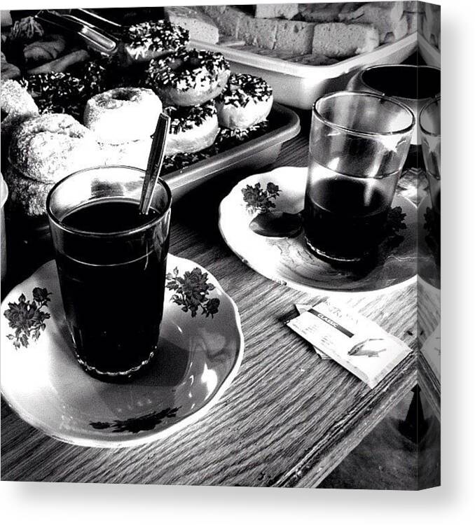 Coffee Canvas Print featuring the photograph Kopi Jambi #indonesia #iphone4 by Nugroho Wahyu