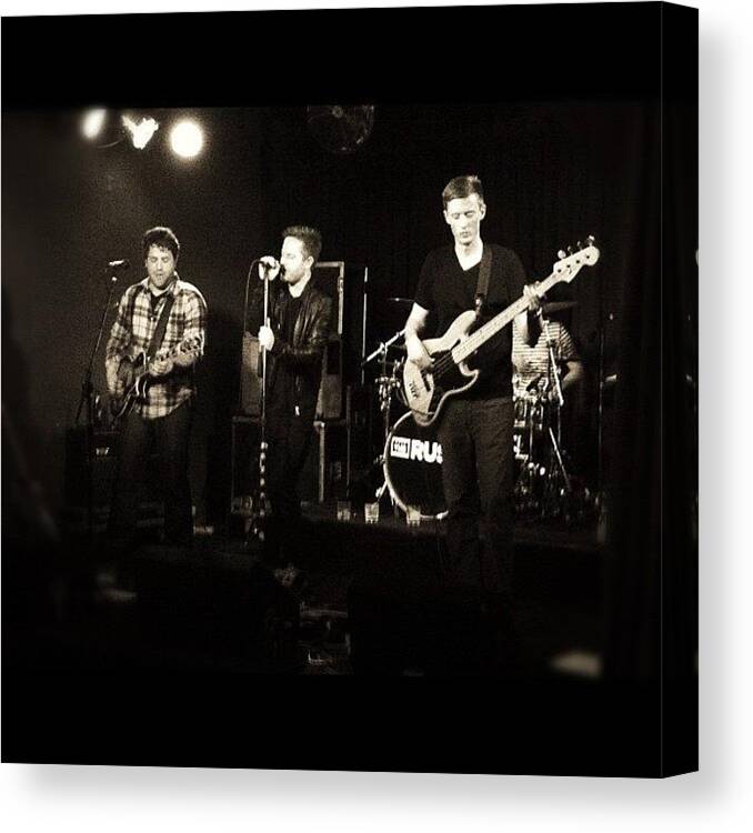 Life Canvas Print featuring the photograph La Based Rock Band, The Ruse, Killing by Loghan Call