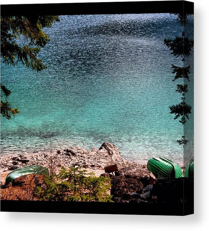 Lake Canvas Print featuring the photograph Lake by Luisa Azzolini