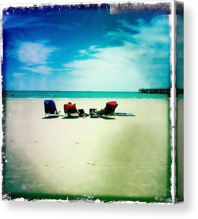 Beach Canvas Print featuring the photograph Lazy Days by Naomi Clarke