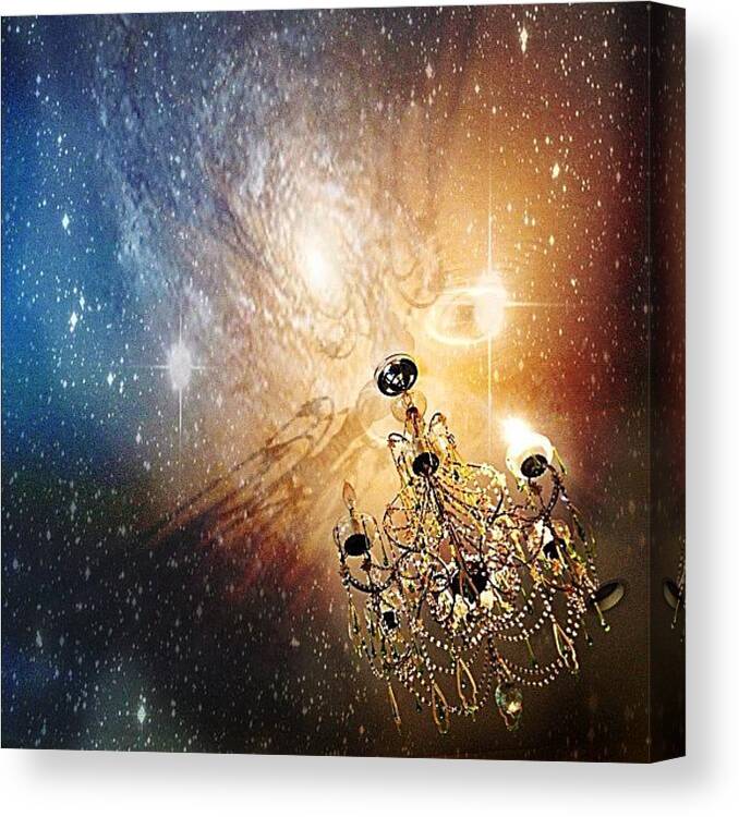 Ceiling Canvas Print featuring the photograph Living In The Sky With Diamonds by Bryan Vargas