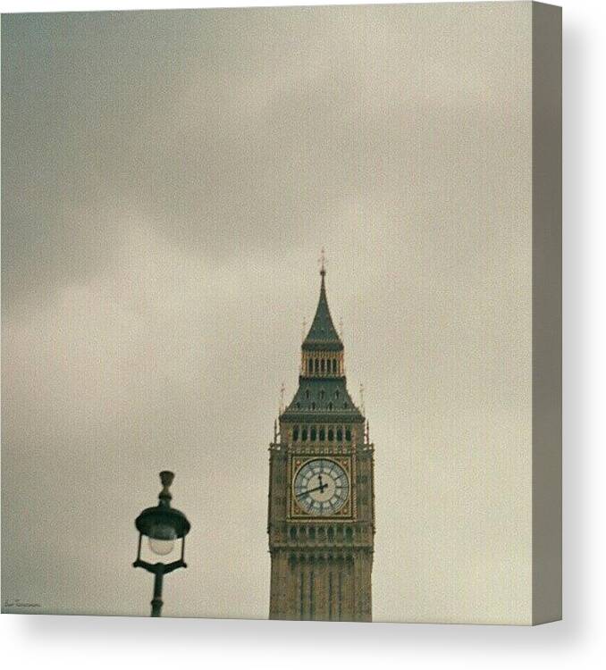 Beautiful Canvas Print featuring the photograph London by Eve Tamminen