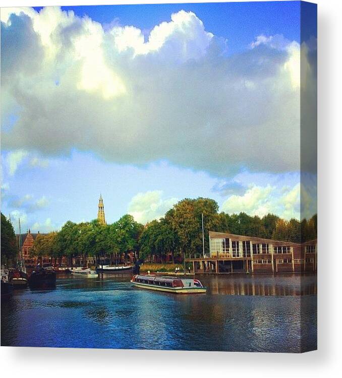 Blue Canvas Print featuring the photograph Love Clouds, Hate Rain! #cloud #clouds by Dimitre Mihaylov