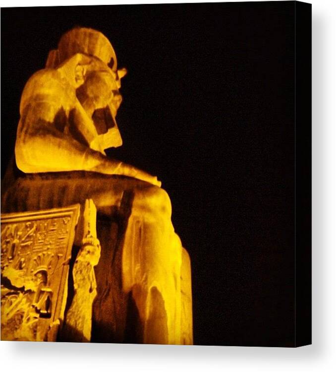 Beautiful Canvas Print featuring the photograph Luxor Temple, Luxor, Egypt by Shruti K