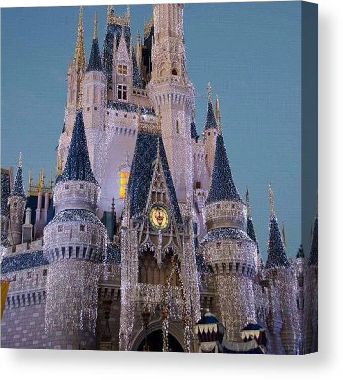 Cinderella Canvas Print featuring the photograph Magic Kingdom - Walt Disney World by Adriana Guimaraes