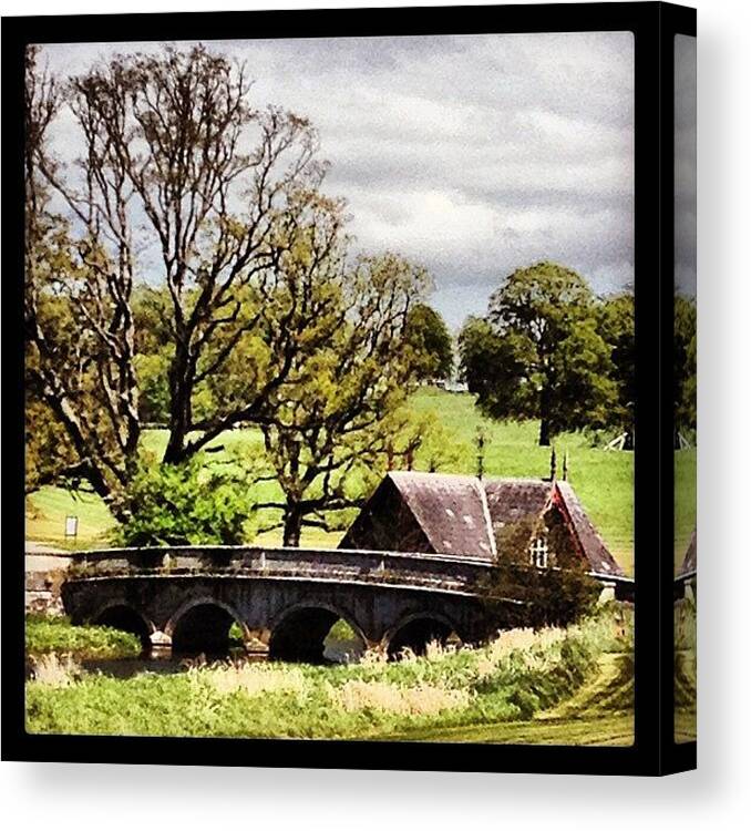 Bridge Canvas Print featuring the photograph May Pith by Maeve O Connell