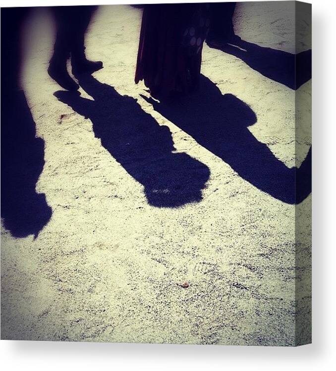 Shadows Canvas Print featuring the photograph Medieval Shadows
#renaissancefest #nc by Margie P