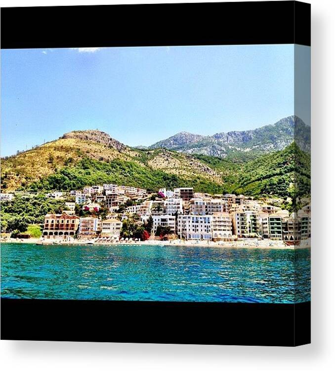 Holiday Canvas Print featuring the photograph Montenegro by Jane Bulatnikova