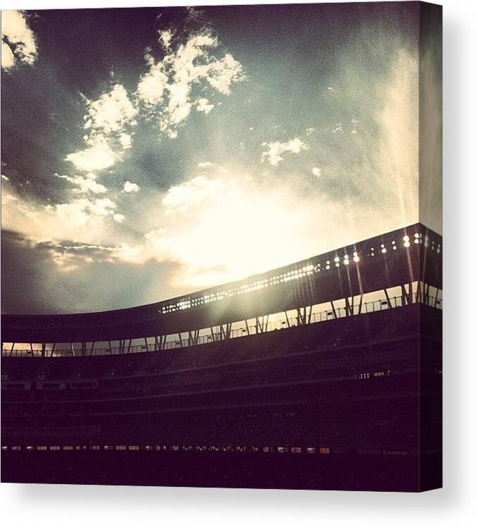 Twins Canvas Print featuring the photograph More Target Field Love. #minnesota by Jen Hernandez