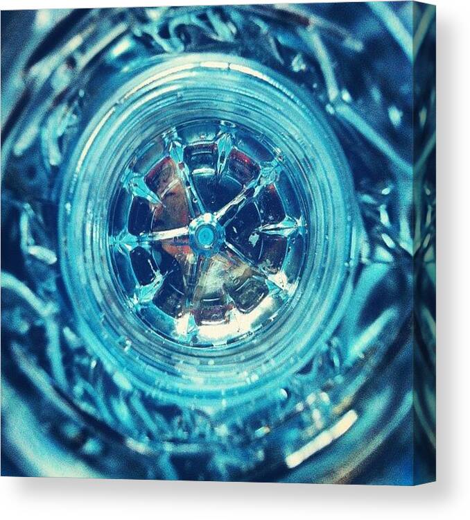 Water Canvas Print featuring the photograph Morning Power!! #water #mcjigger by Naj Bass