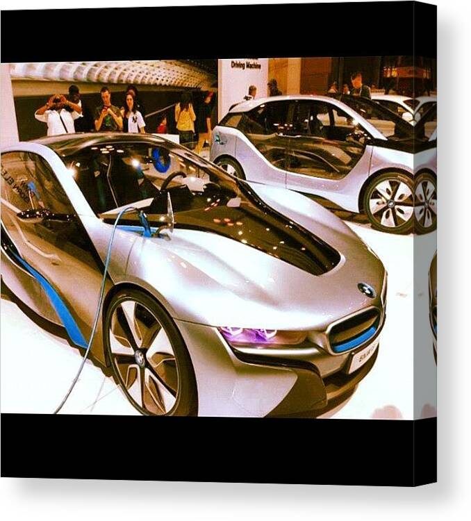  Canvas Print featuring the photograph My Baby. Bmw Hot by Robert Zarzuela
