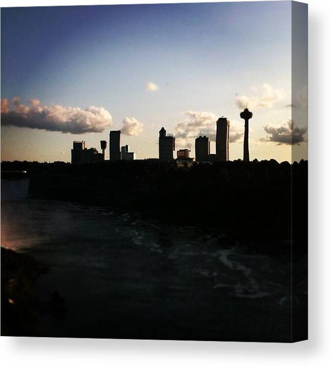  Canvas Print featuring the photograph My Trip To Canada by Sydney Thibault
