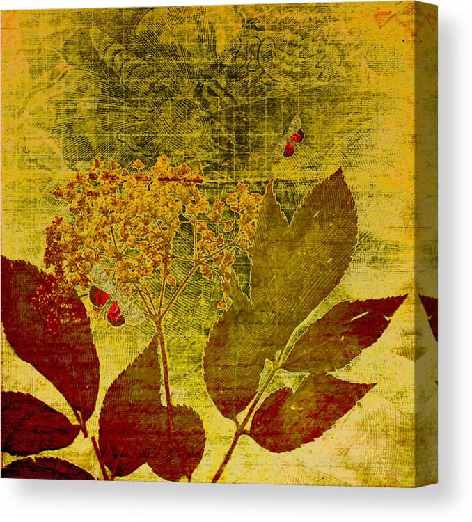 Digital Canvas Print featuring the digital art Nature at Work by Bonnie Bruno