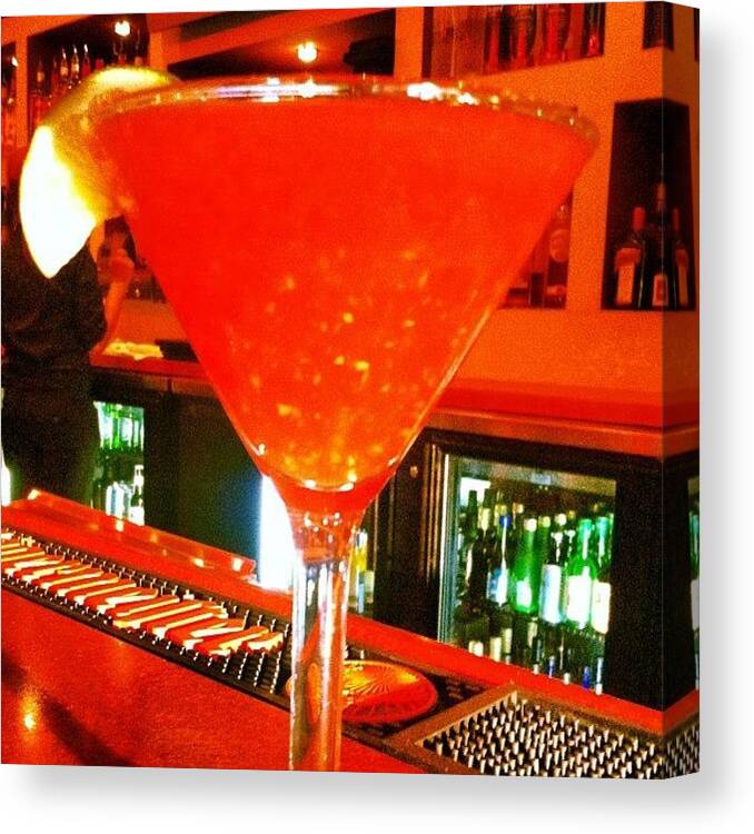  Canvas Print featuring the photograph Naughty Ninja Martini by Travis Wise