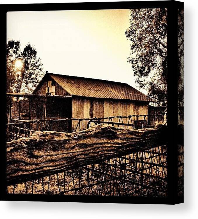 Beautiful Canvas Print featuring the photograph Old Barn by Rick Annette