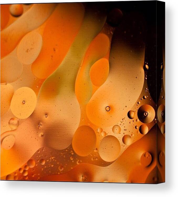 Razakphotography Canvas Print featuring the photograph Olive Oil Mixed With Water Art. Vol.3 by Alhaji Samura