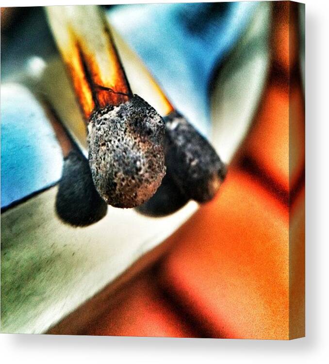 60likes Canvas Print featuring the photograph One Spark — Over by Melanie Stork