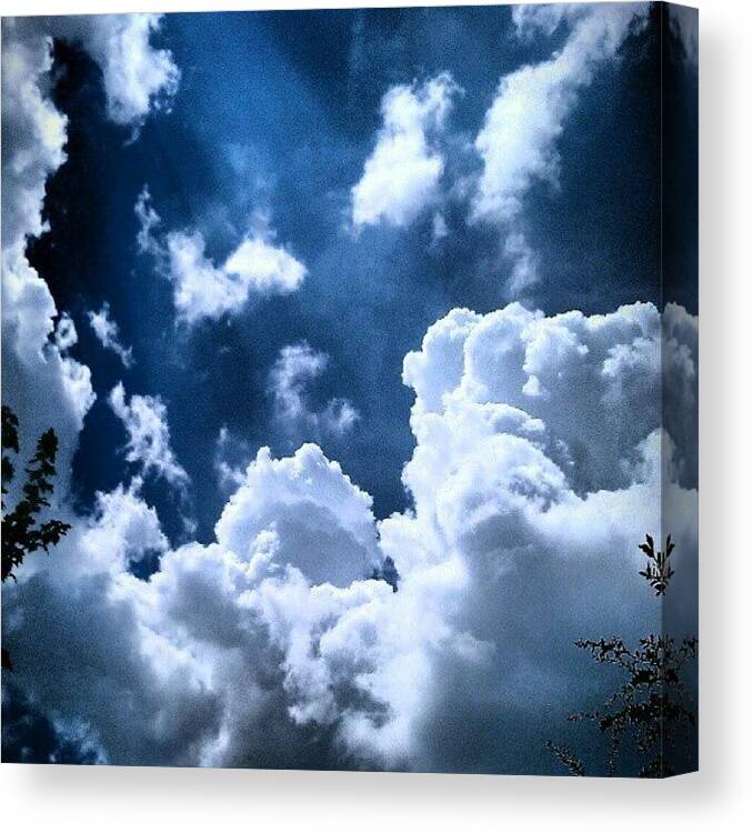 Beautiful Canvas Print featuring the photograph Opening Sky by Percy Bohannon