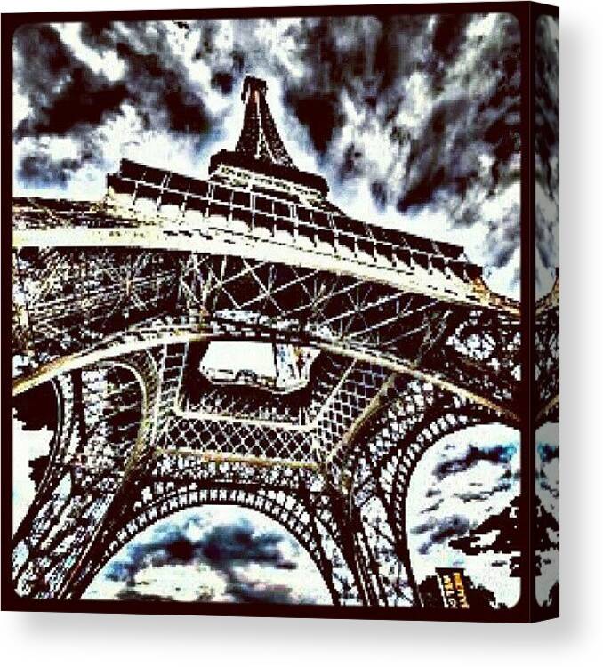 Skyart Canvas Print featuring the photograph Paris In The Summertime! #hdr_lovers by Mary Carter
