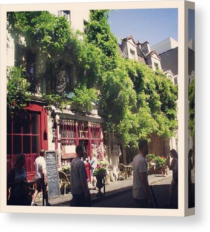 Cute Canvas Print featuring the photograph Paris
#followbackalways by Jack Alsop