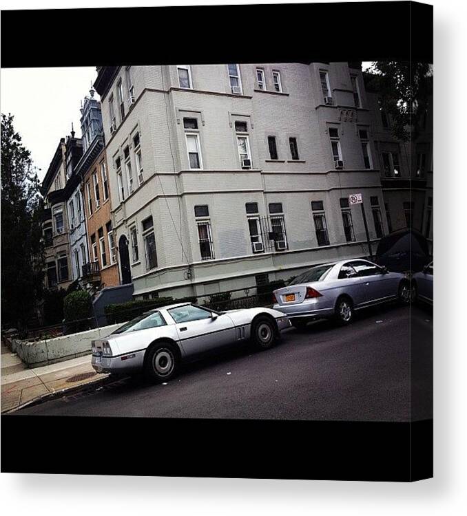 Corvette Canvas Print featuring the photograph #random by Anthony McNally