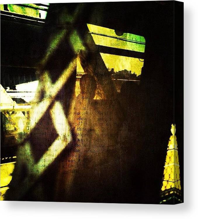 Bridge Canvas Print featuring the photograph Reflection On The Q by Natasha Marco